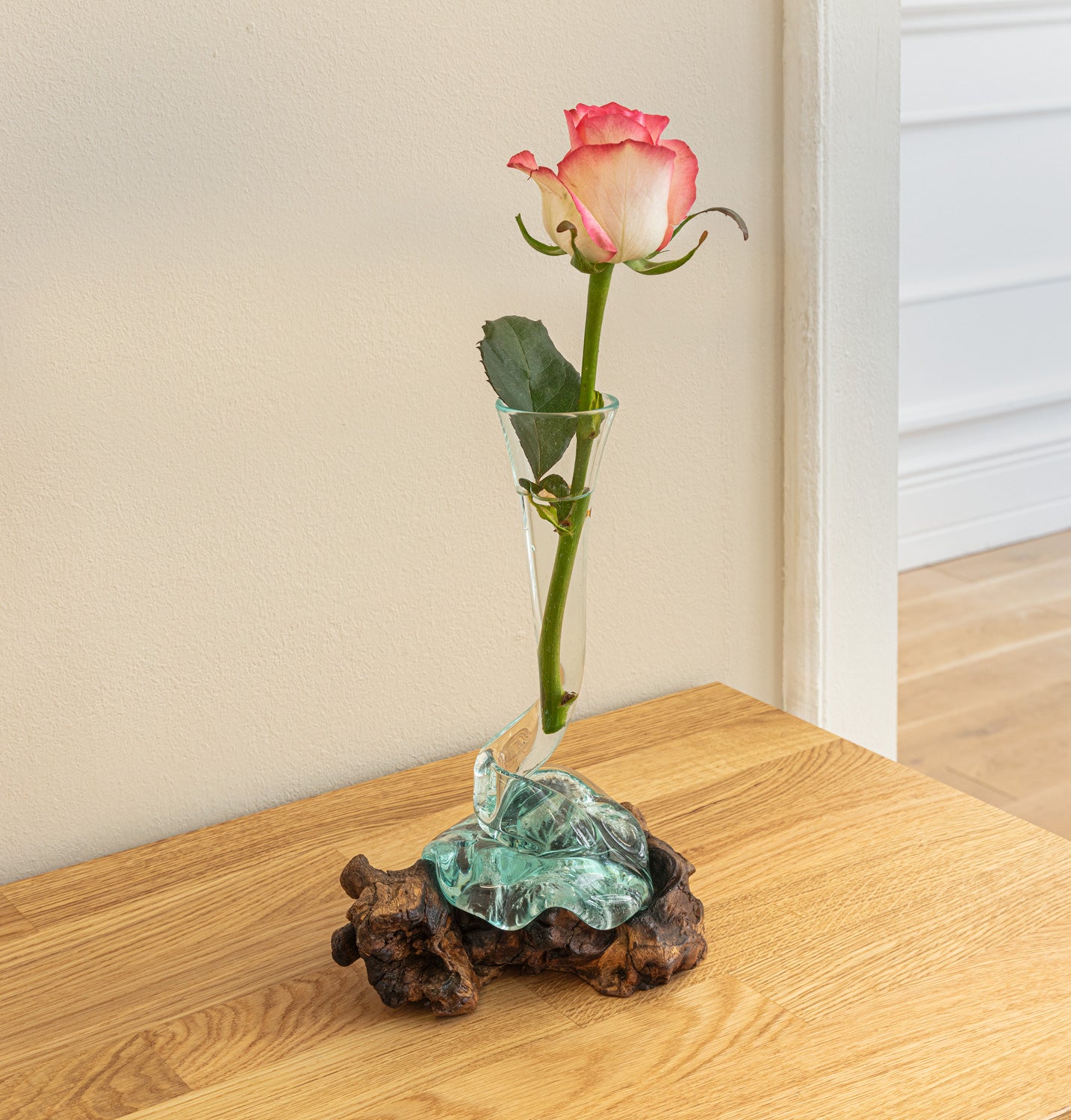 Holz-Wurzelvase