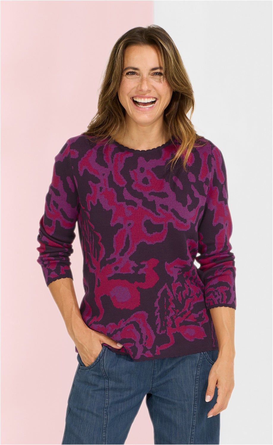 Baumwoll-Mix-Pullover