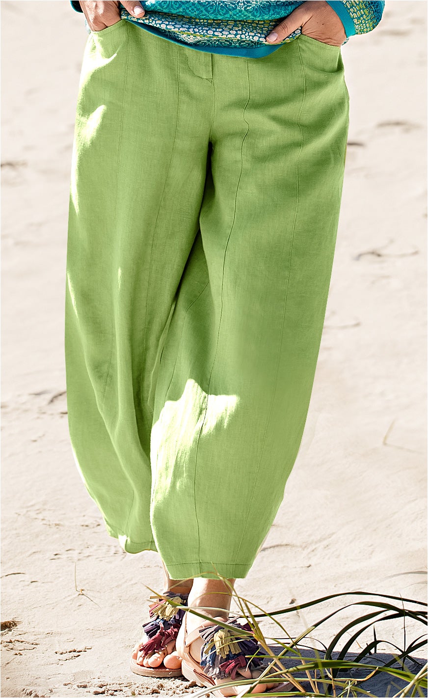 Leinen-Hose
