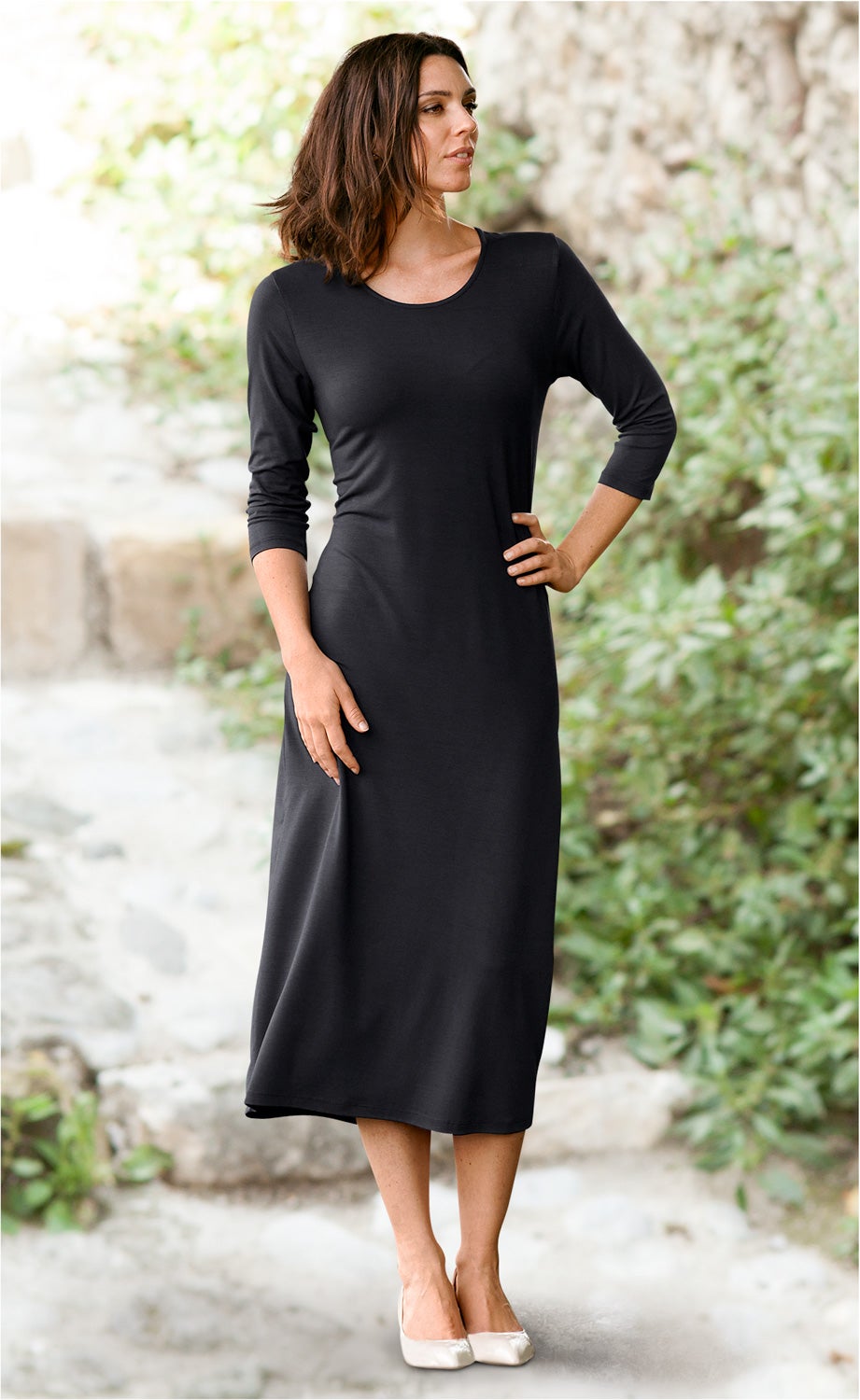 Viskose-Mix-Kleid