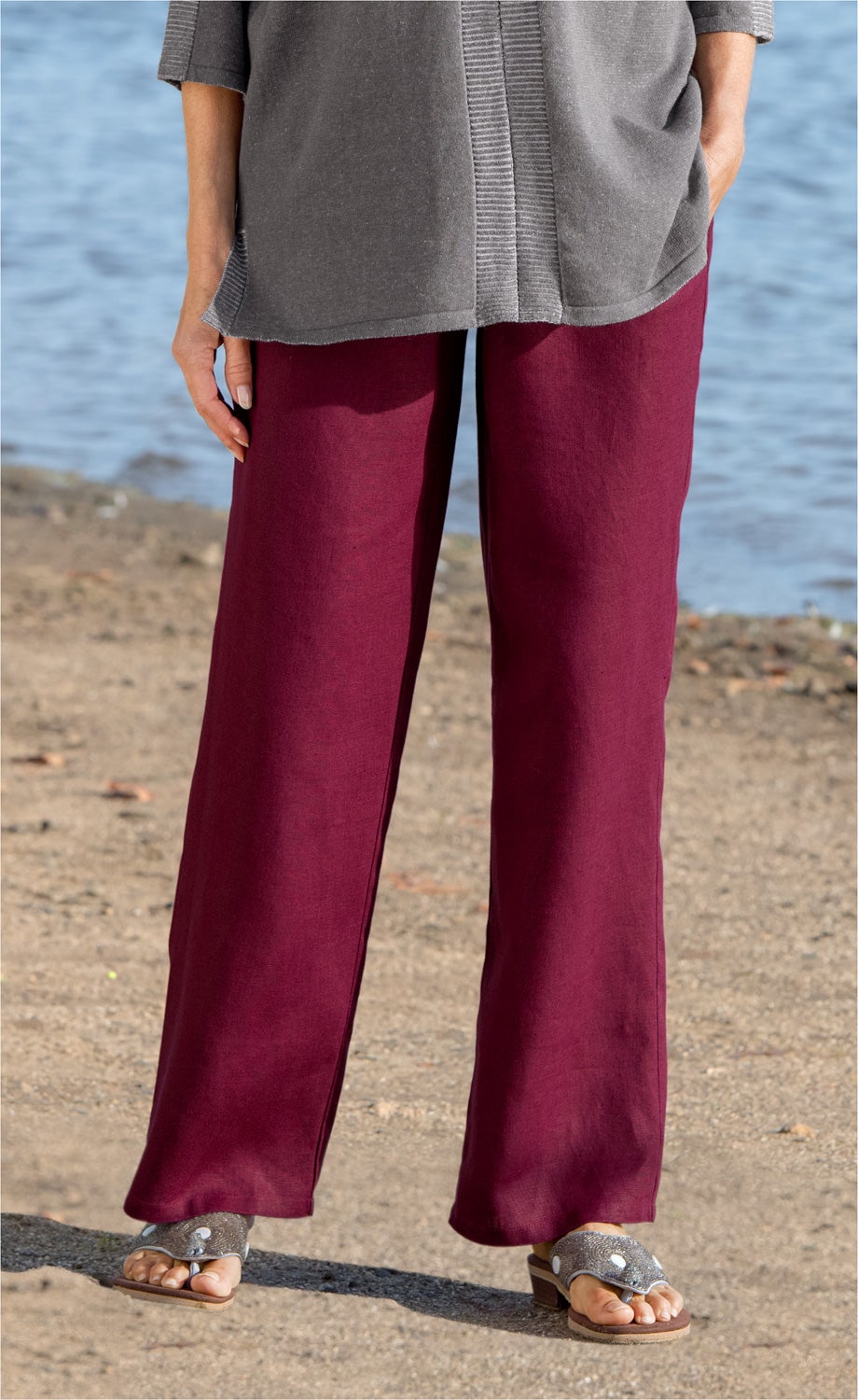 Leinen-Hose