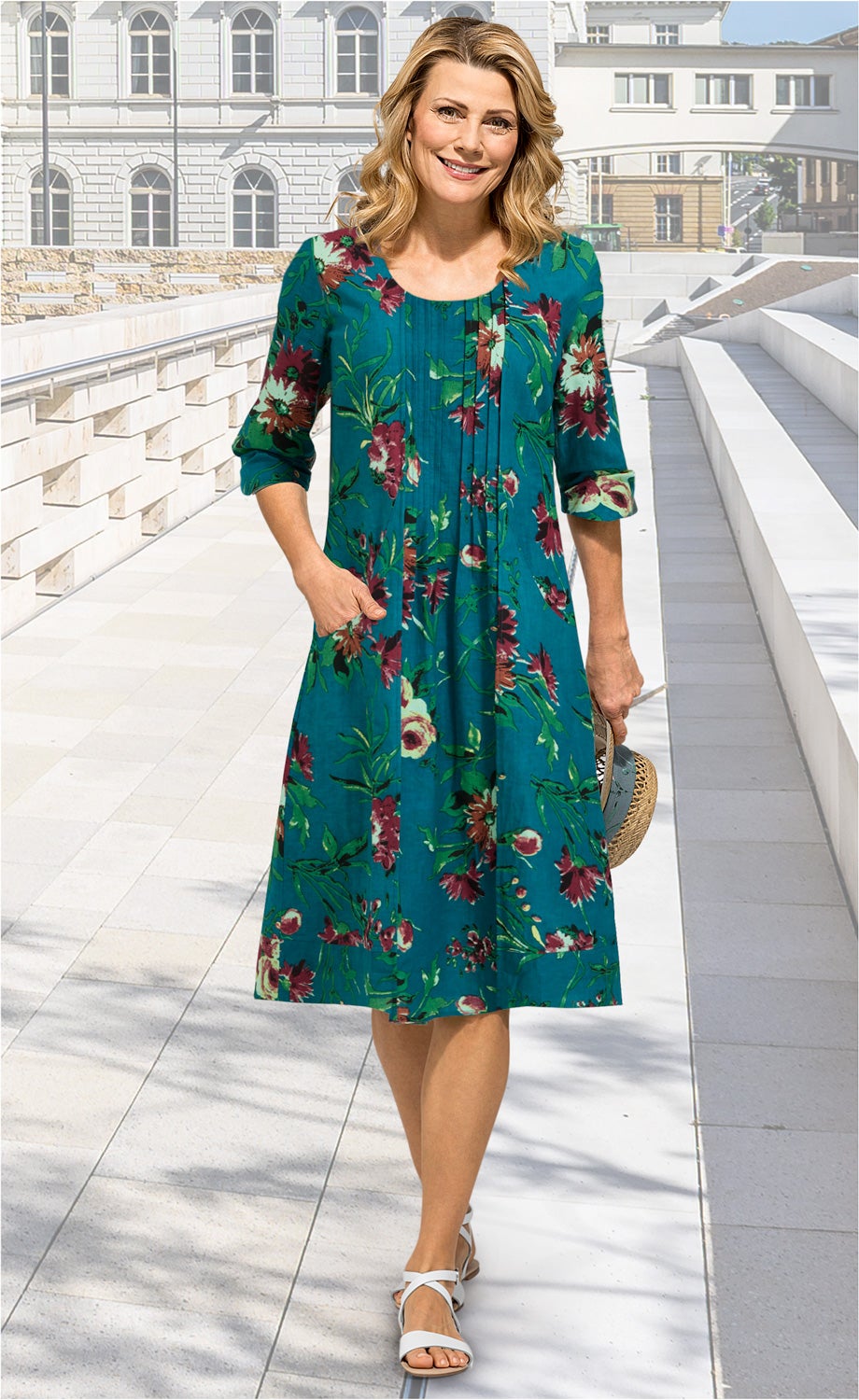 Baumwoll-Mix-Kleid