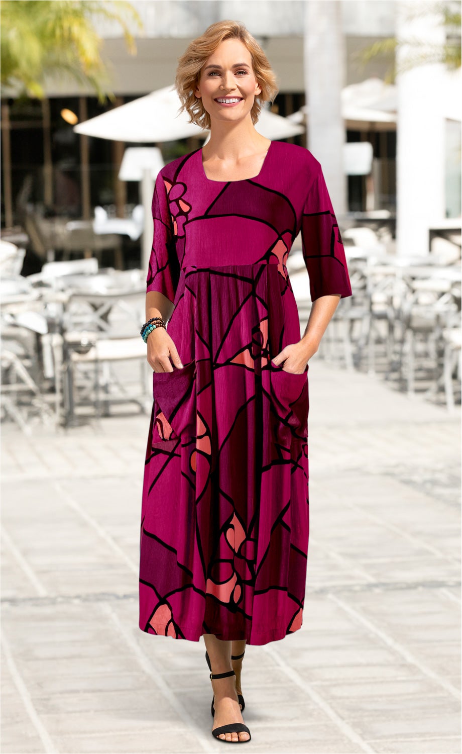 Viskose-Kleid