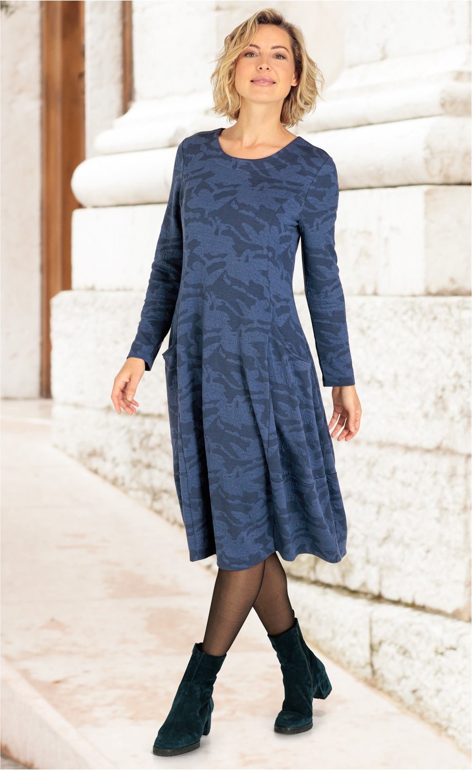 Viskose-Mix-Kleid