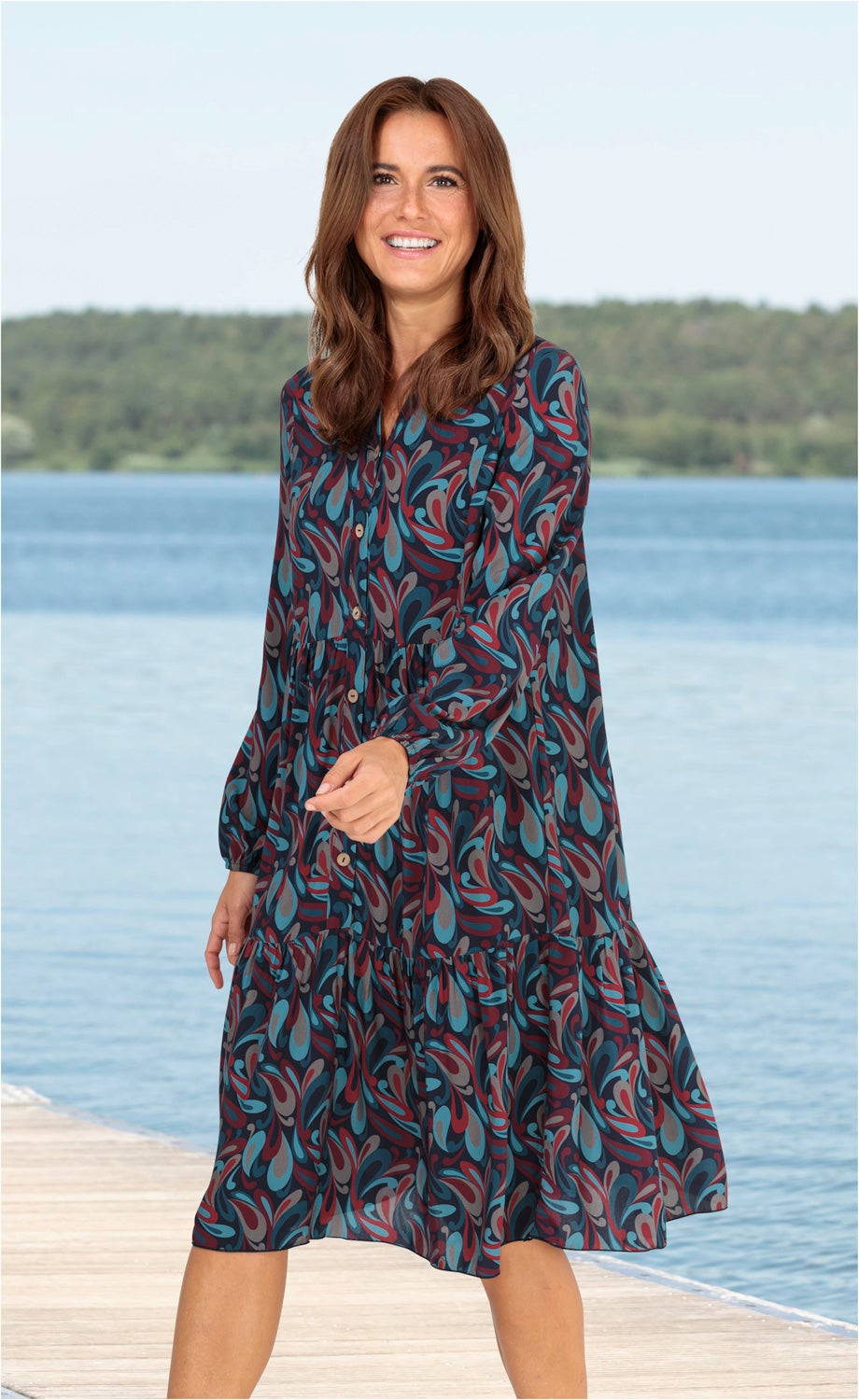 Viskose-Kleid