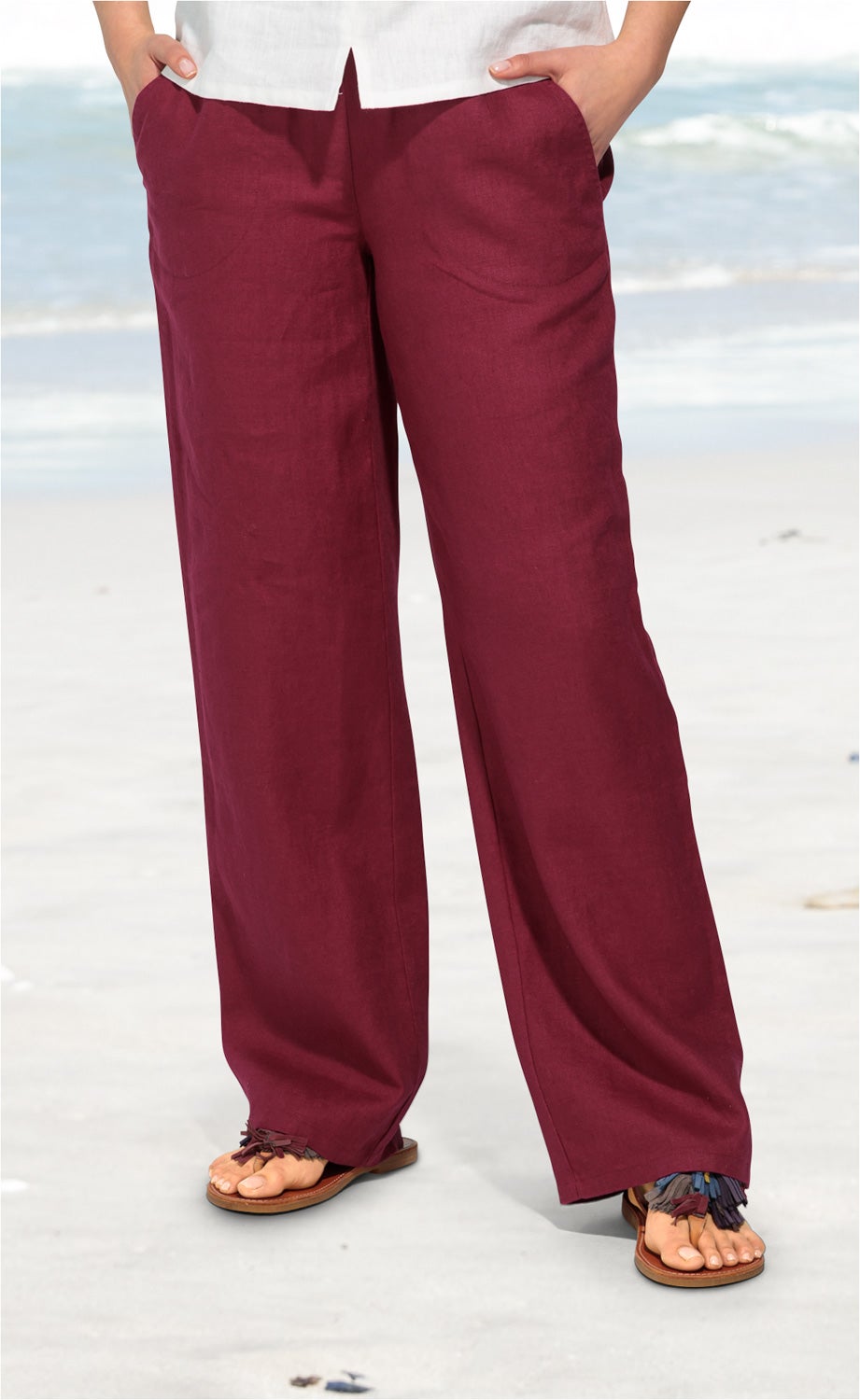 Leinen-Hose