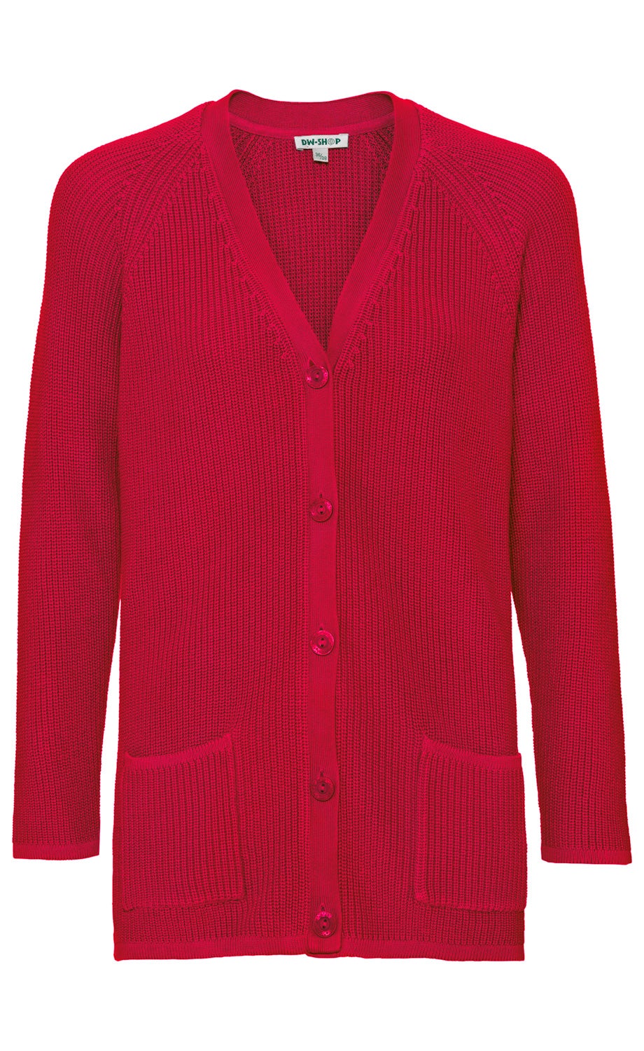 Baumwoll-Strickjacke