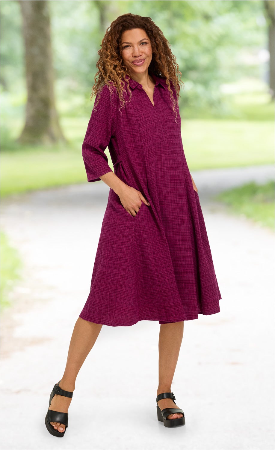 Viskose-Mix-Kleid