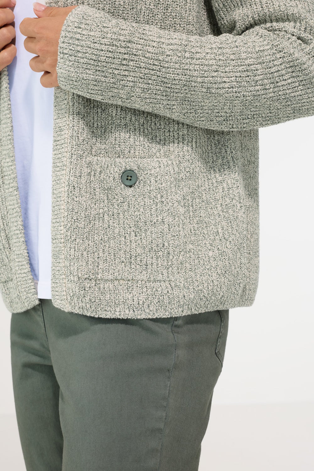 Baumwoll-Strickjacke