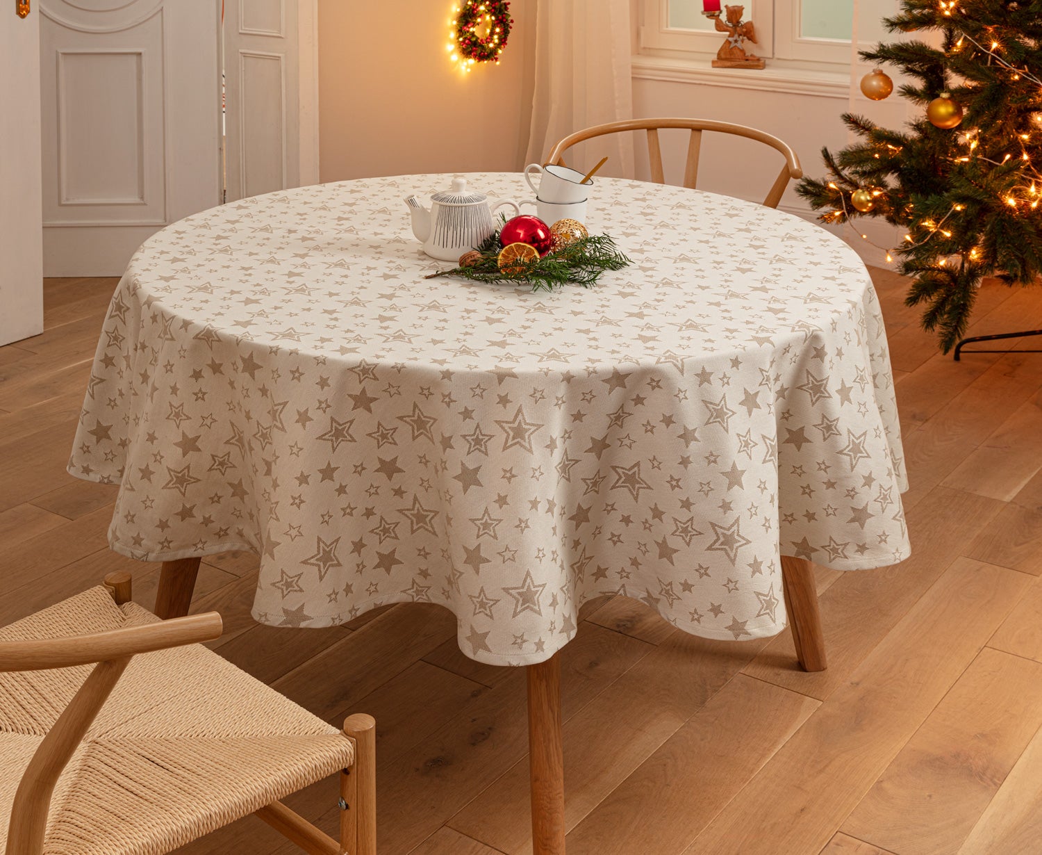 Baumwoll-Tischdecke 90x90