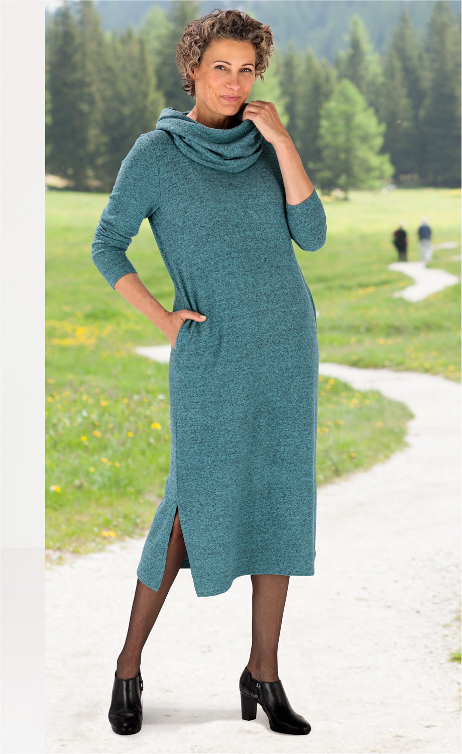 Viskose-Mix-Kleid