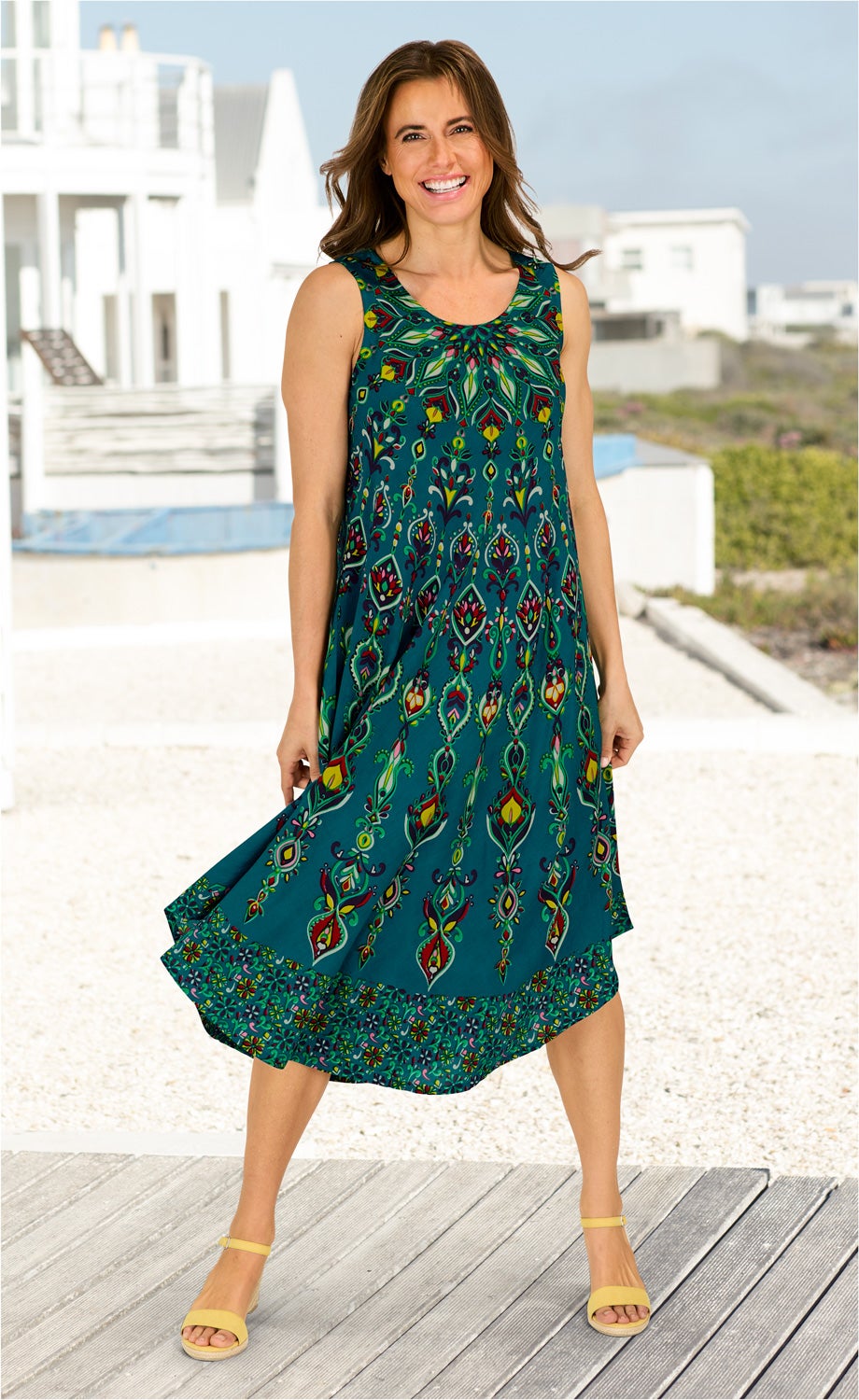 Viskose-Kleid