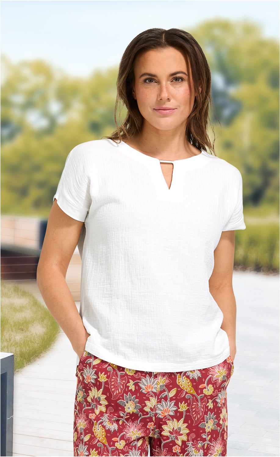 Baumwoll-Mix-Shirt