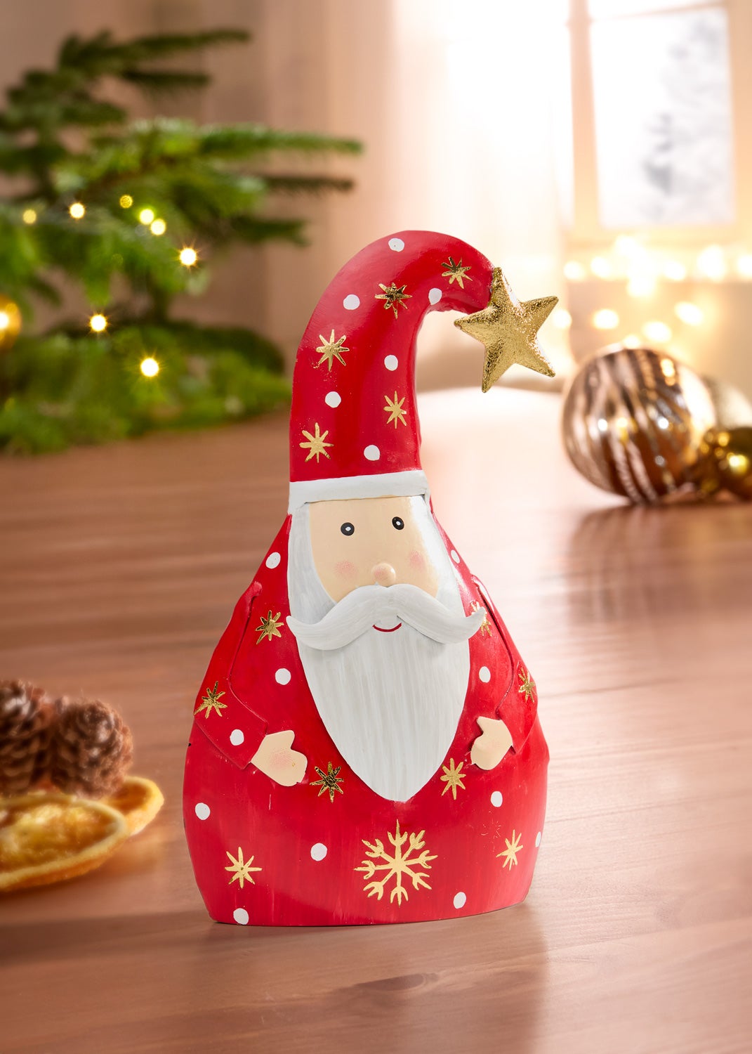 Metall-Weihnachtsmann