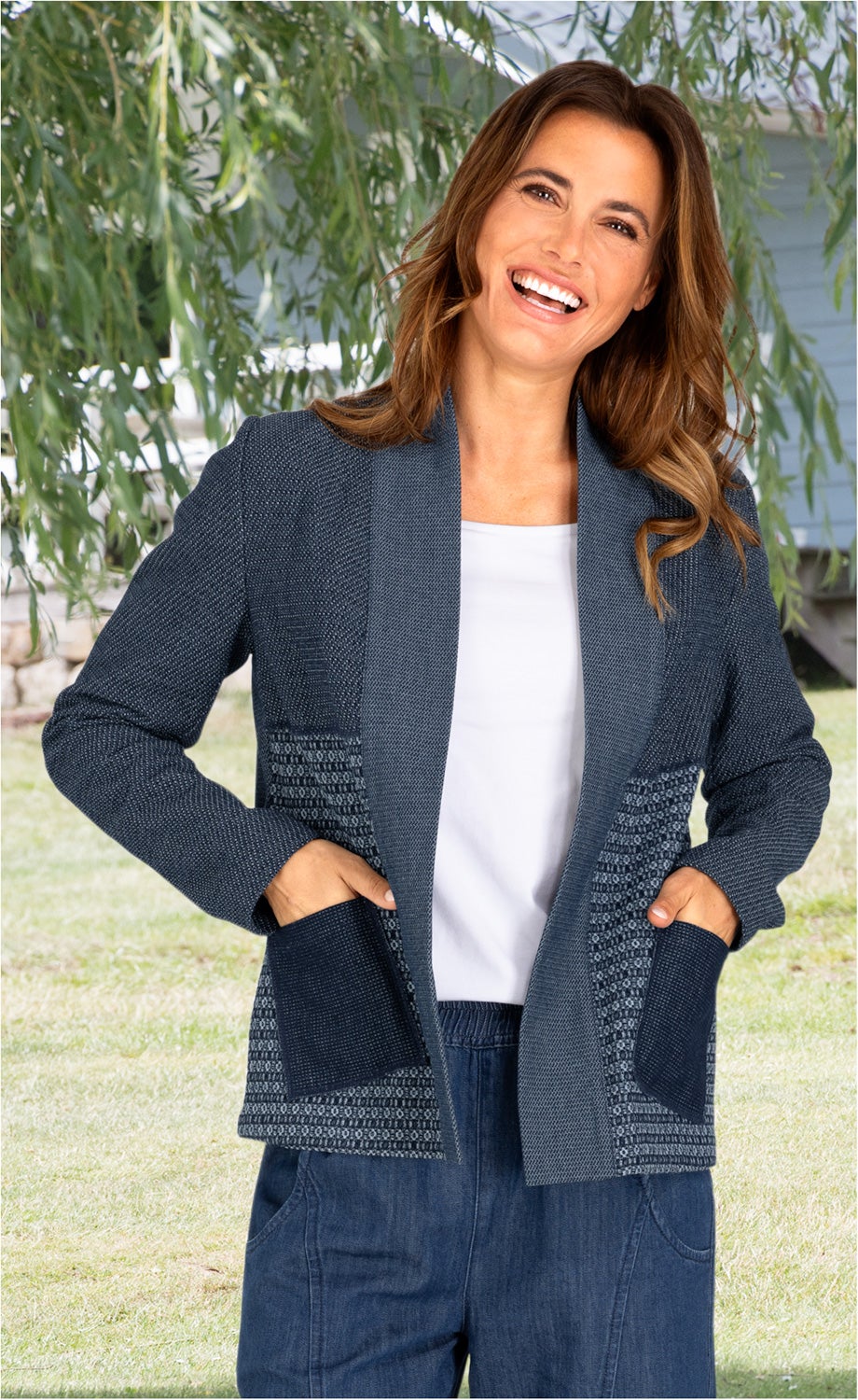 Baumwoll-Mix-Jacke