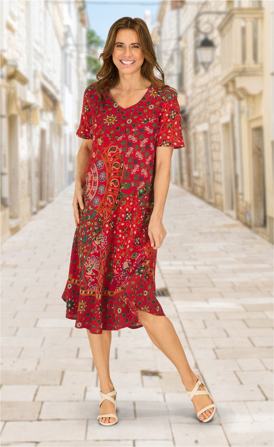 Viskose-Kleid