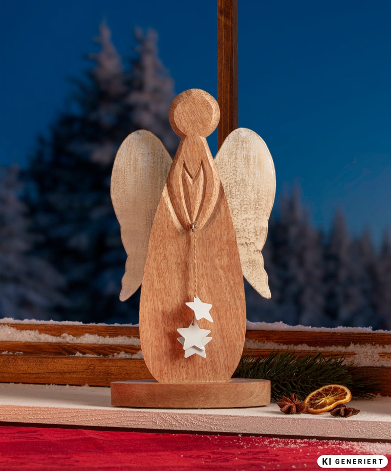 Holz-Engel