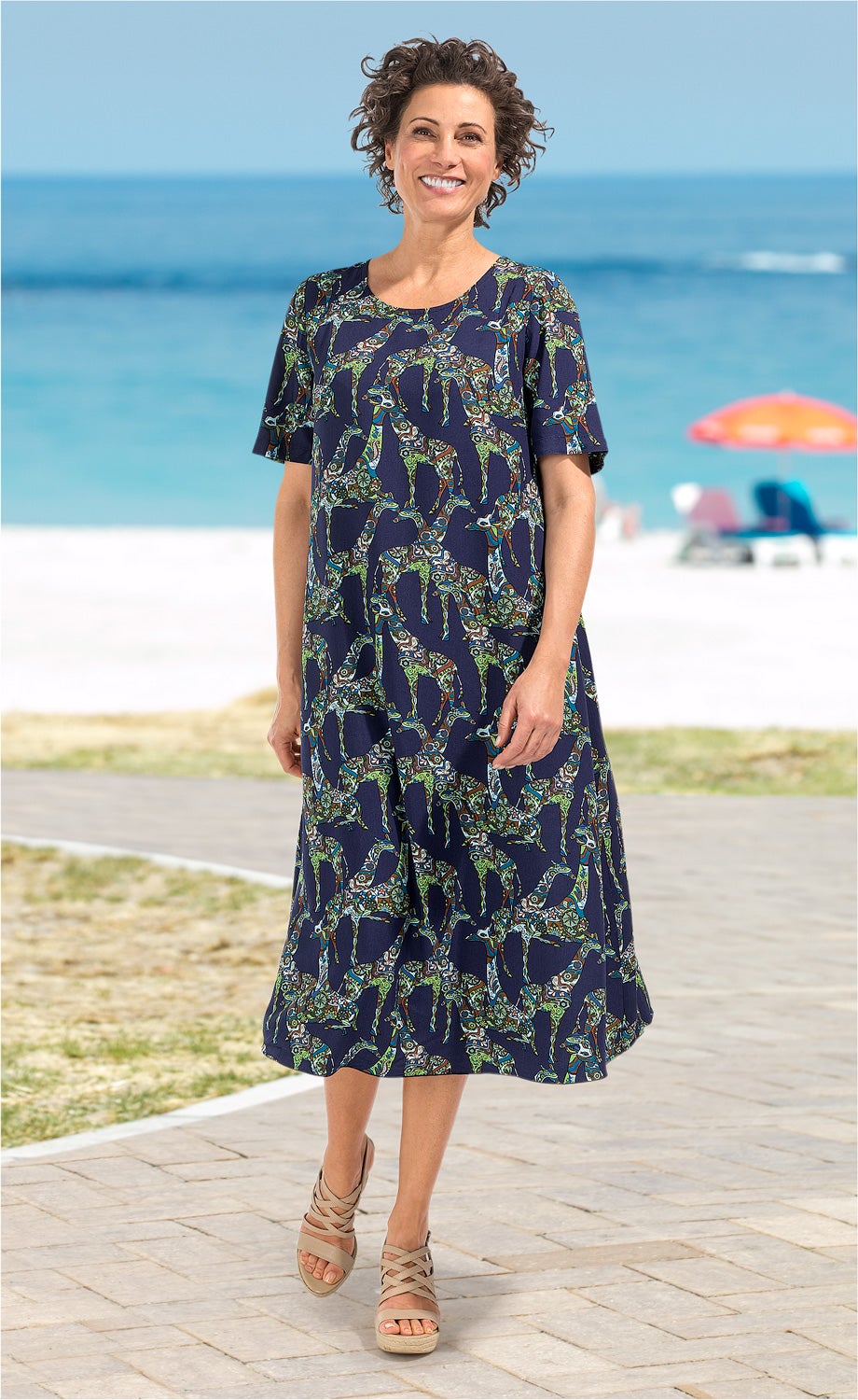 Viskose-Kleid