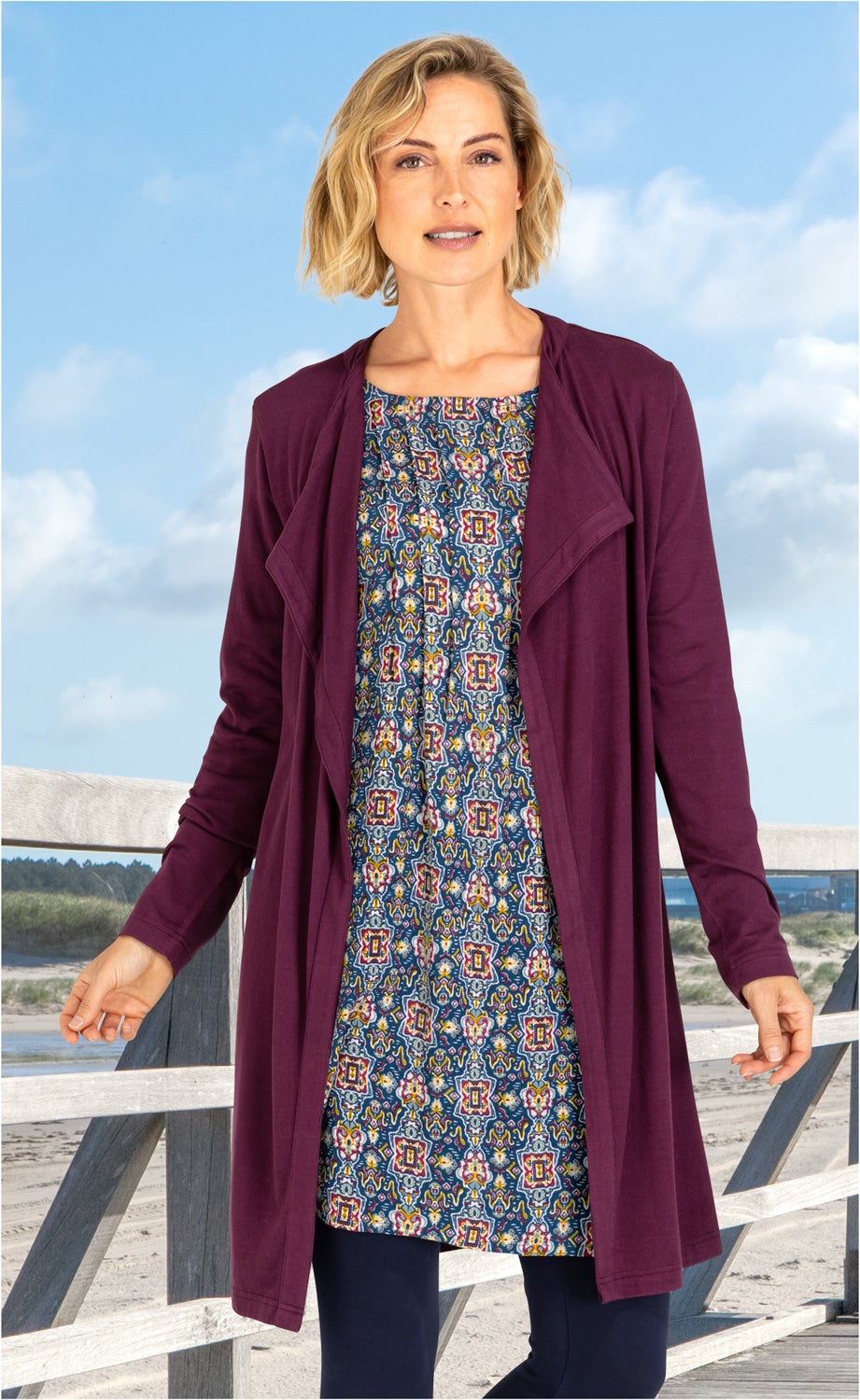 Viskose-Jacke