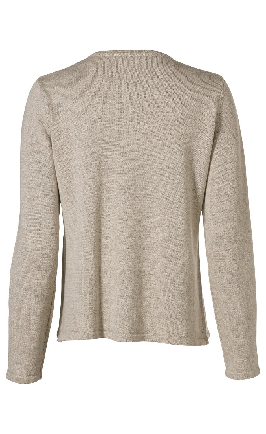 Leinen-Mix-Strickjacke