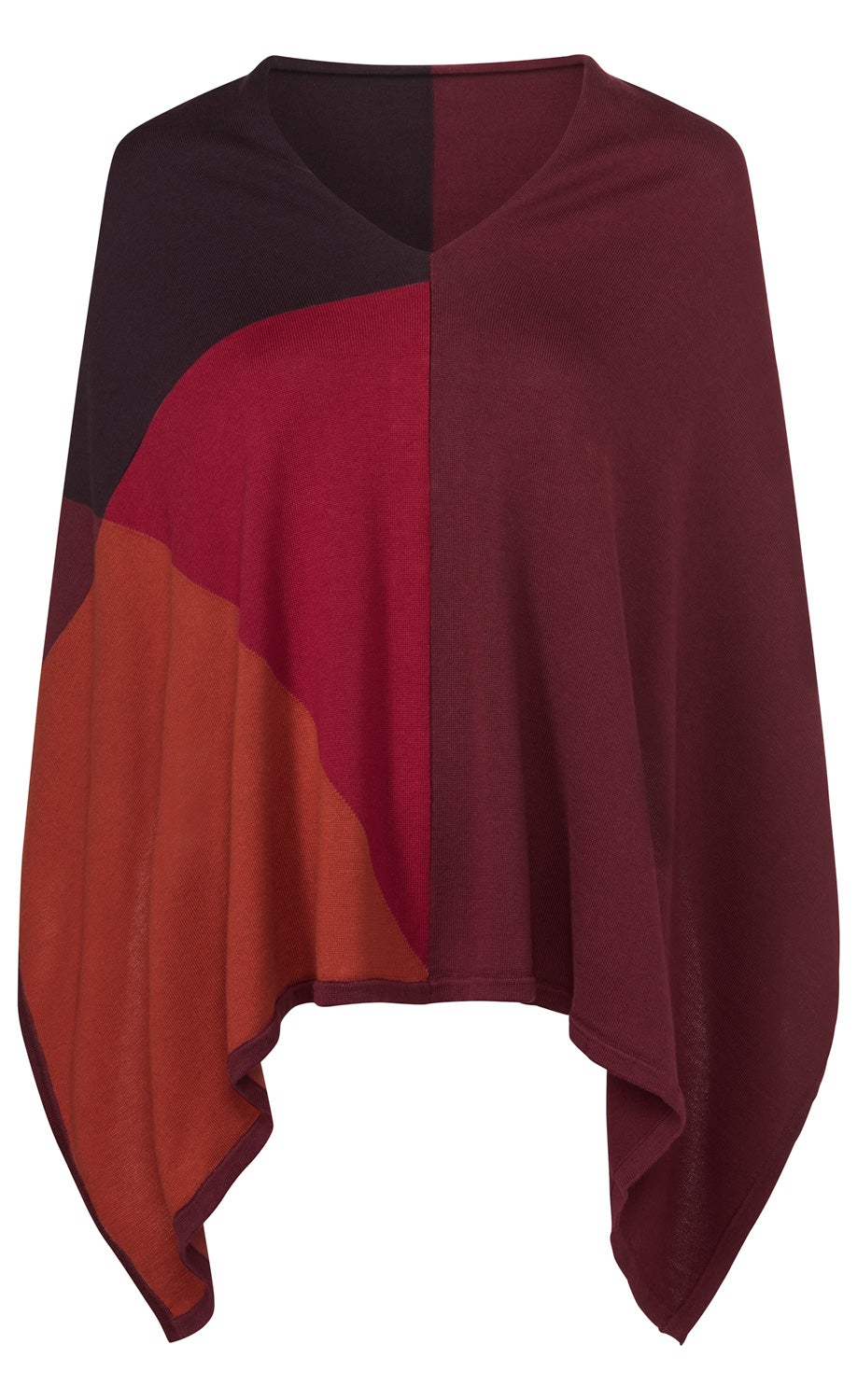 Baumwoll-Mix-Poncho