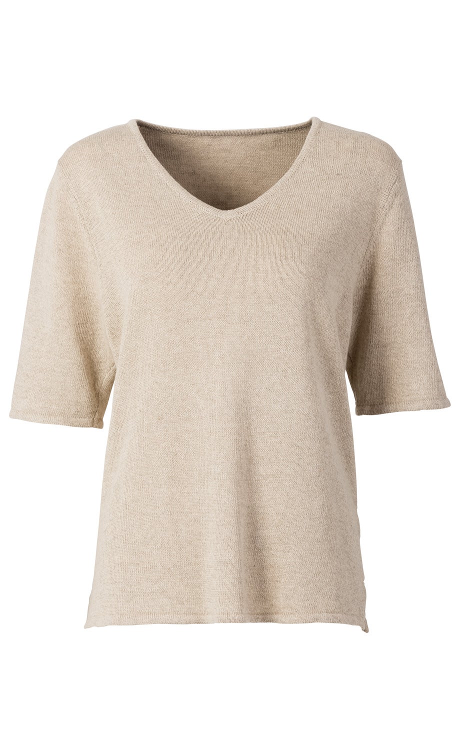 Leinen-Mix-Pullover