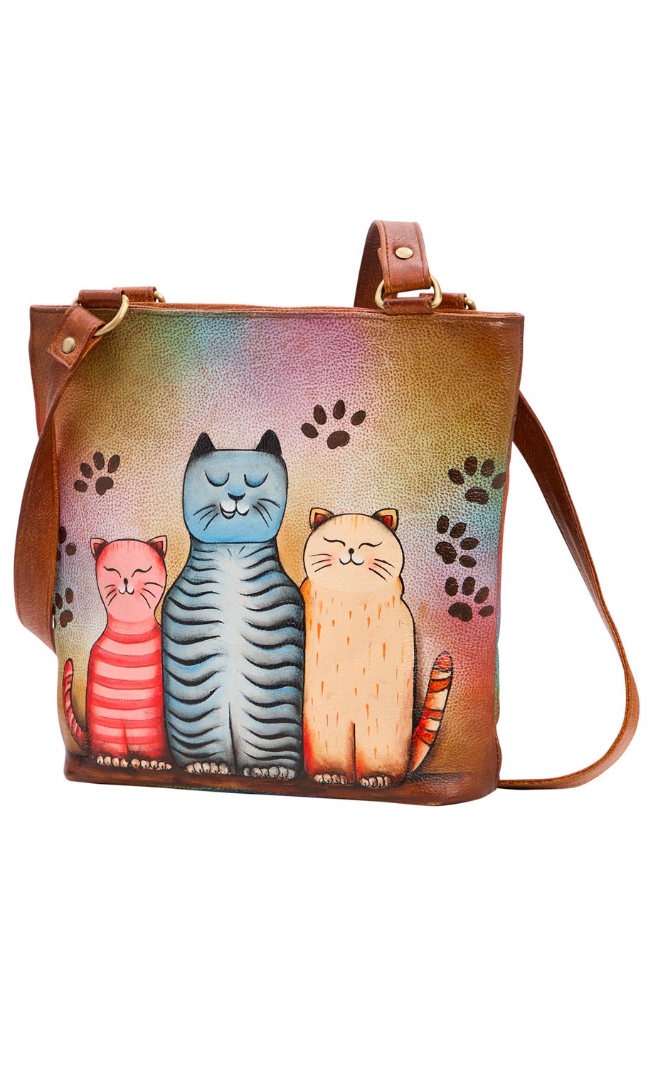 Leder-Handtasche