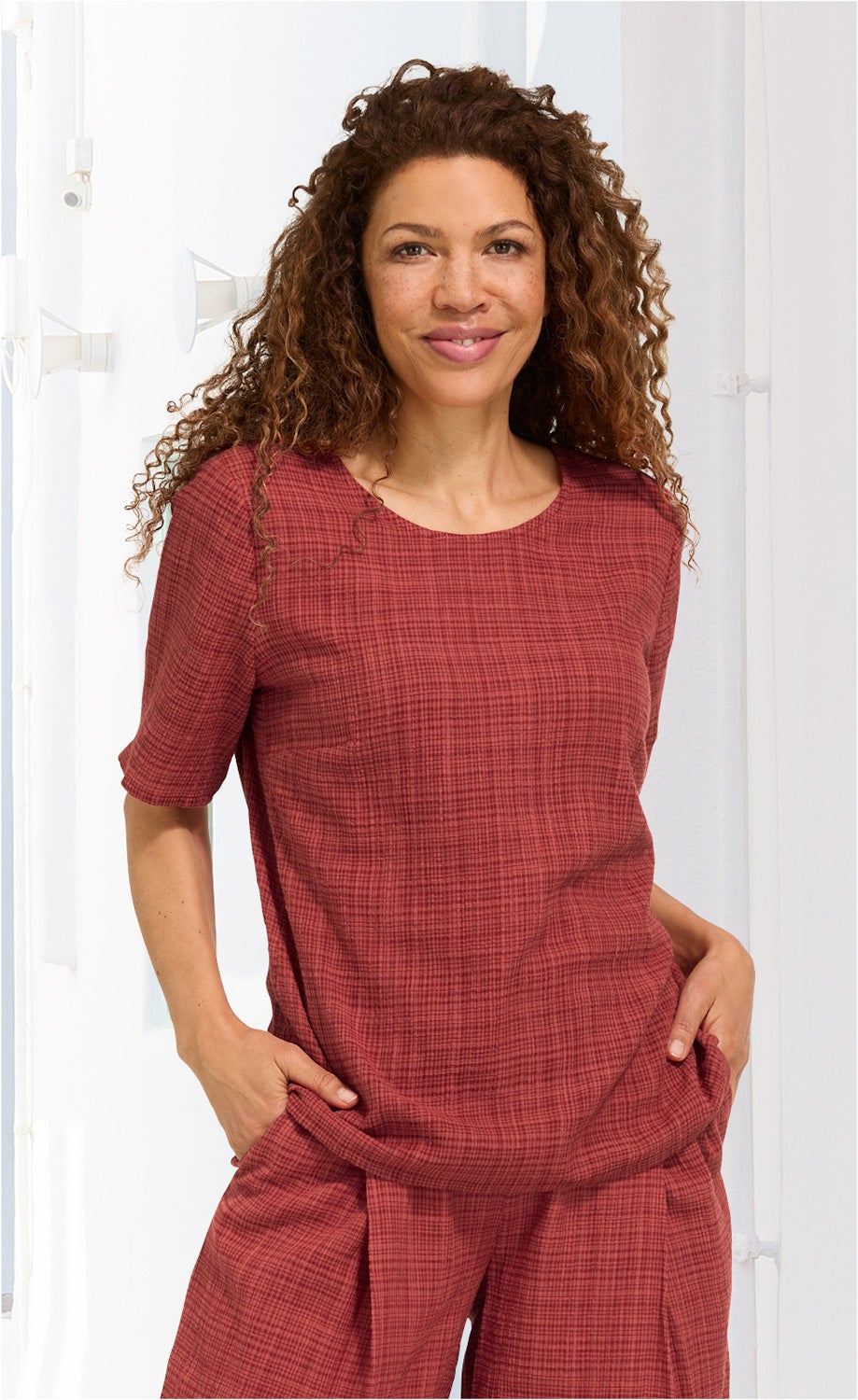 Viskose-Mix-Bluse