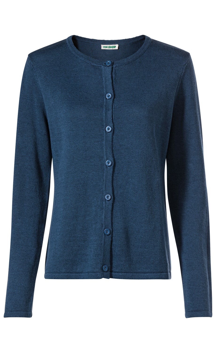 Leinen-Mix-Strickjacke