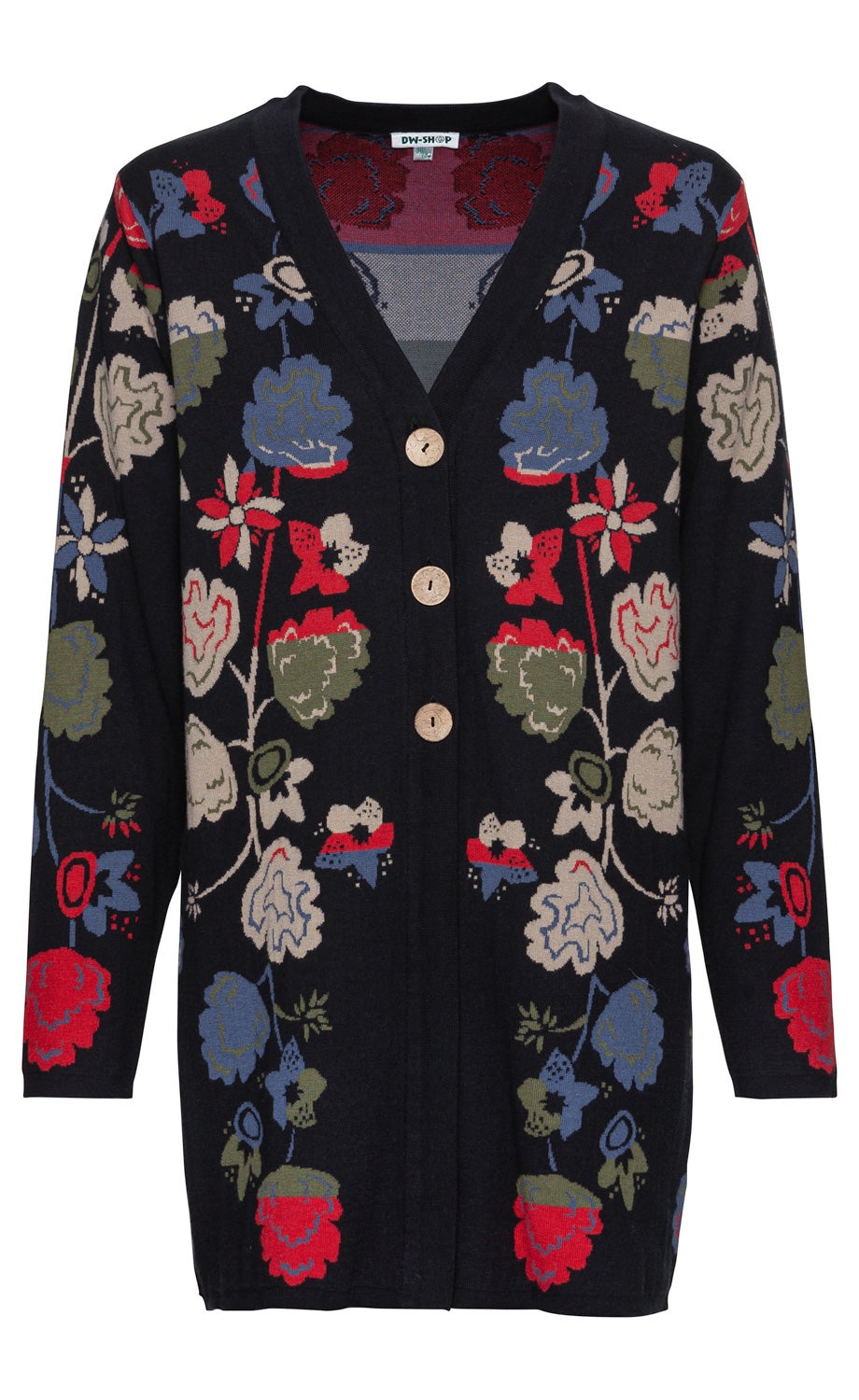 Baumwoll-Strickjacke