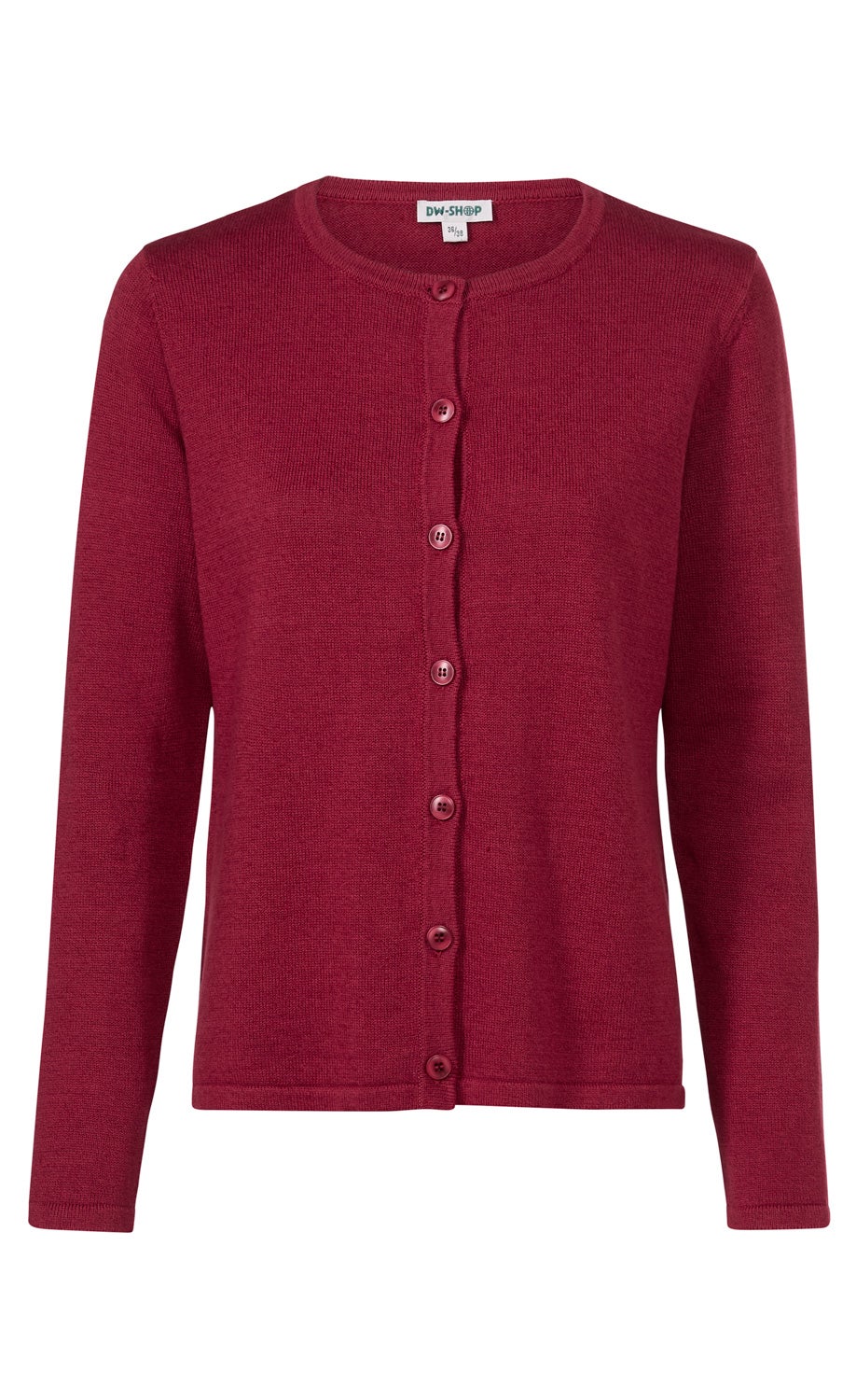 Leinen-Mix-Strickjacke