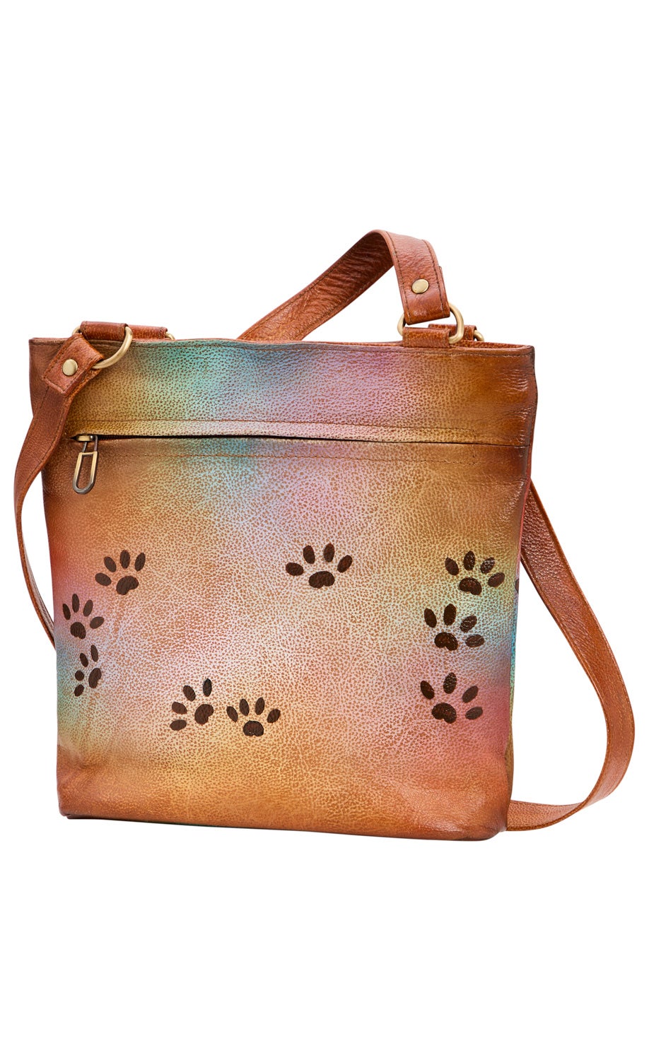 Leder-Handtasche