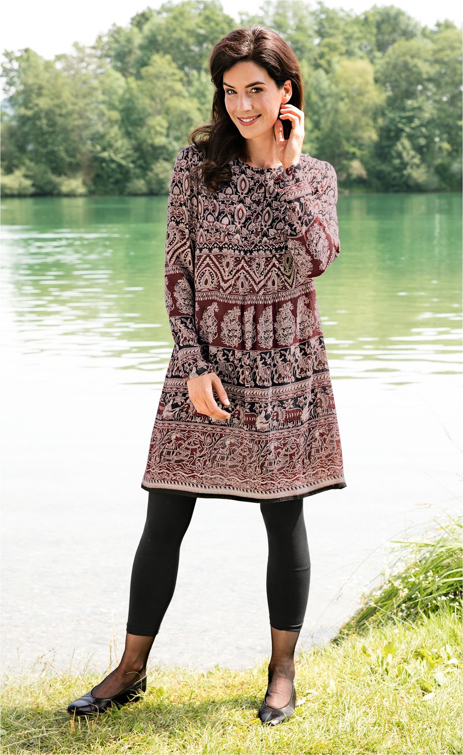 Viskose-Kleid
