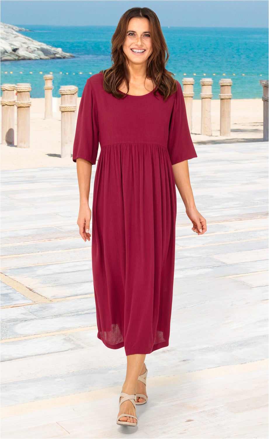 Viskose-Kleid