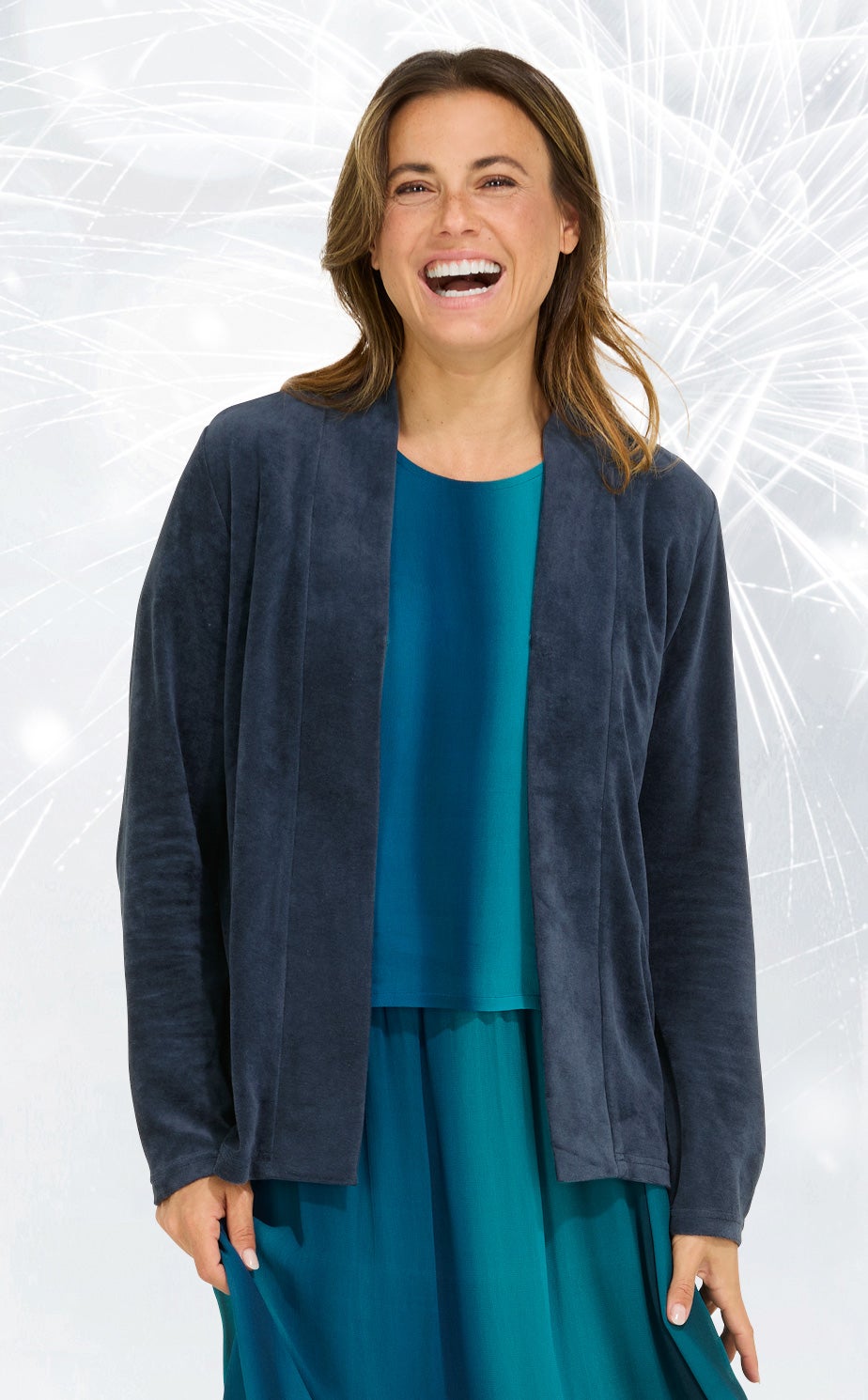 Viskose-Mix-Jacke