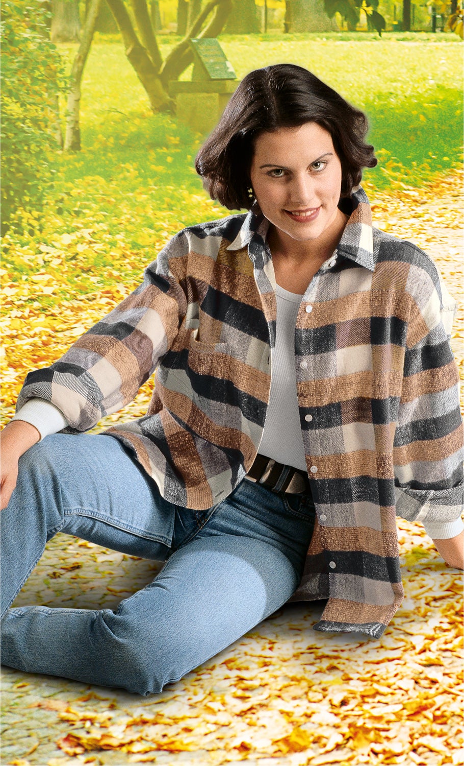 Baumwoll-Bluse