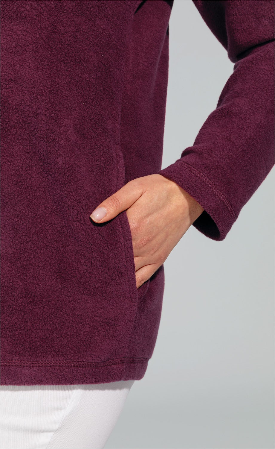 Baumwoll-Fleece-Jacke