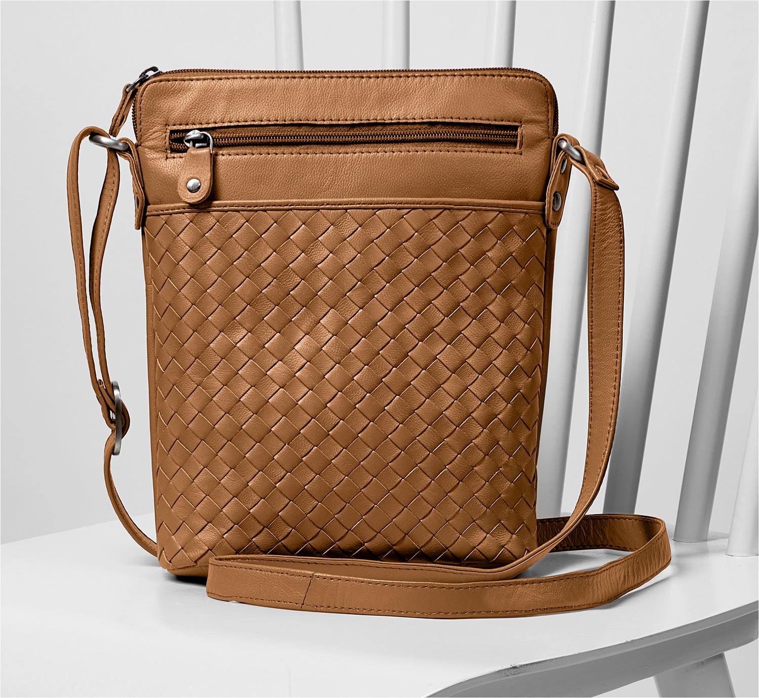 Ledertasche cognac