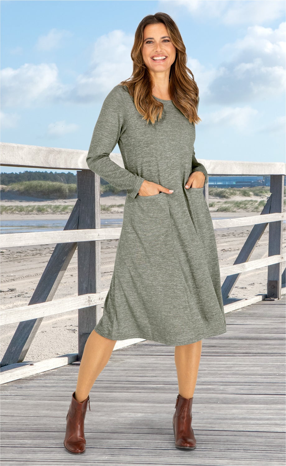 Viskose-Mix-Kleid
