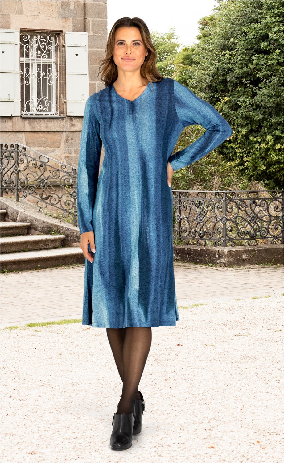 Viskose-Mix-Kleid