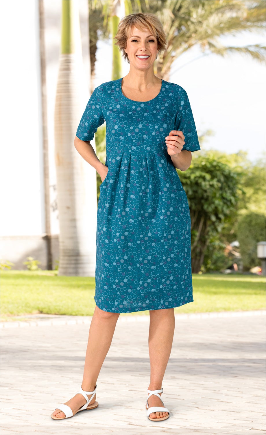 Leinen-Kleid