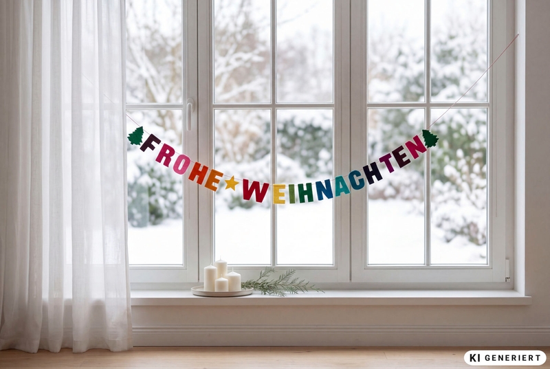 Filz-Girlande