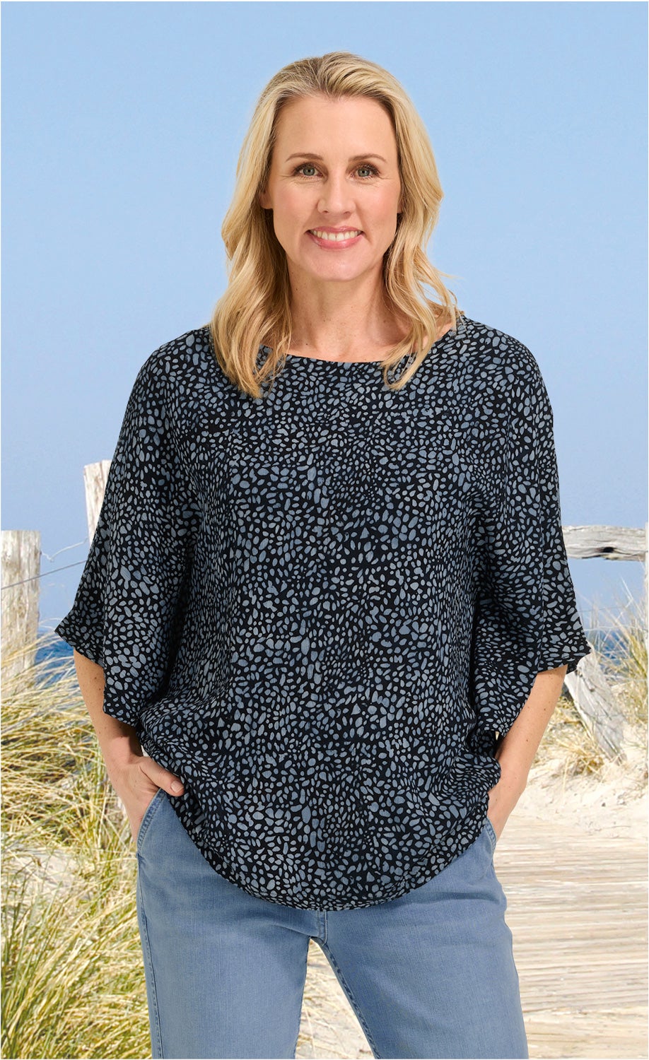 Viskose-Bluse