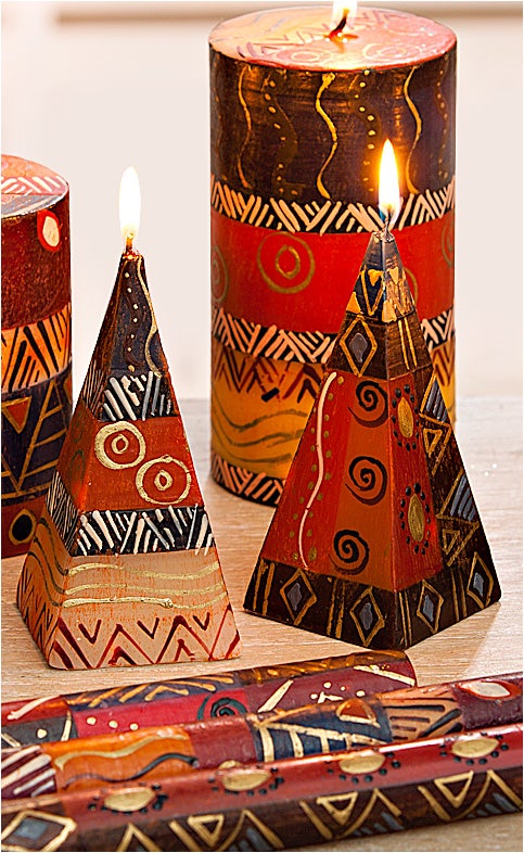 Pyramidenkerzen 2/Set