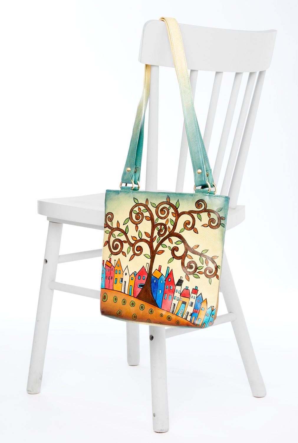 Leder-Handtasche