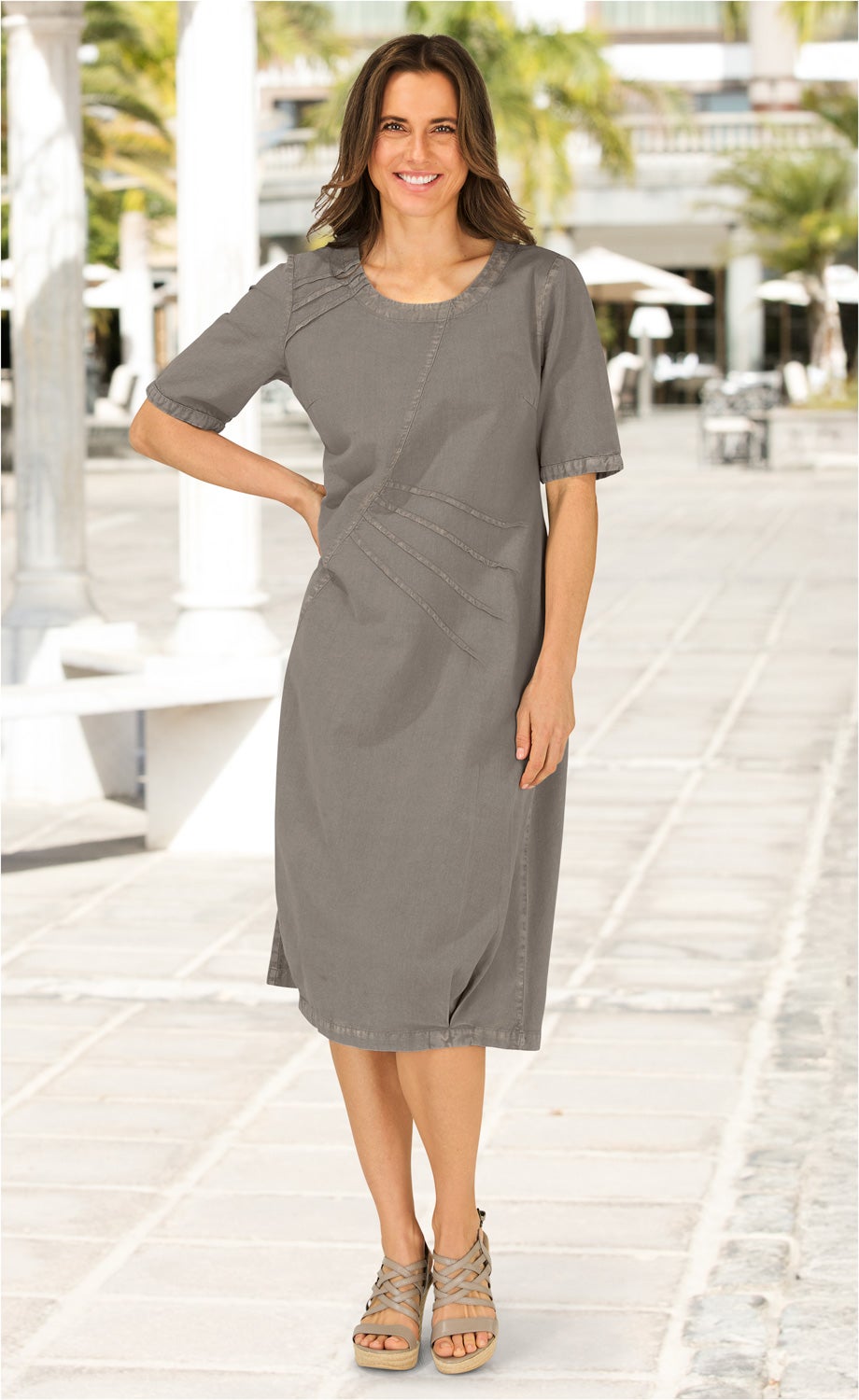 Baumwoll-Mix-Kleid