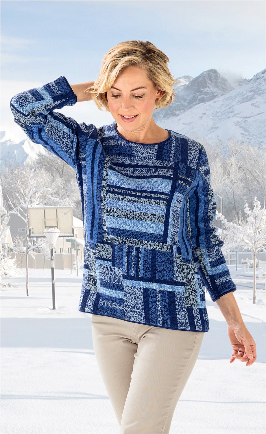 Baumwoll-Pullover