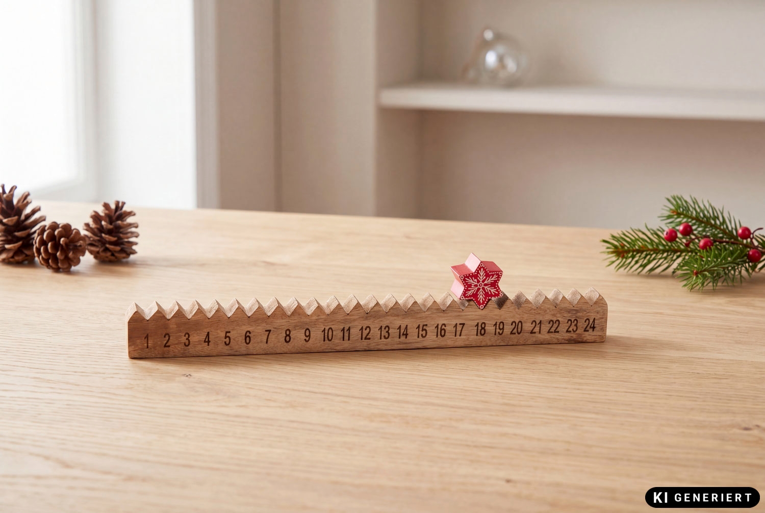 Holz-Weihnachtskalender