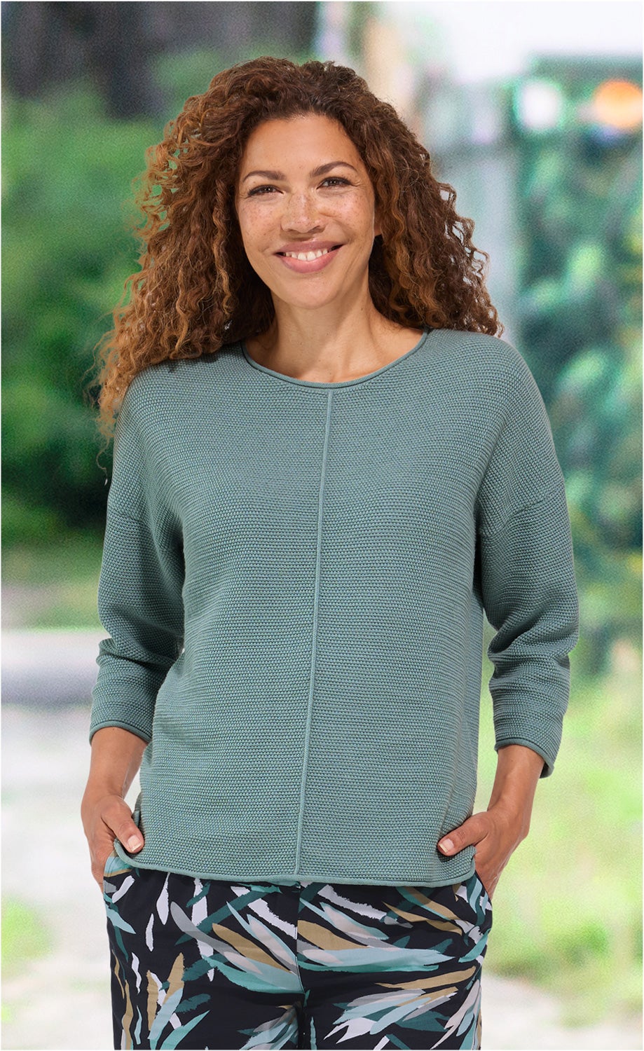 Baumwoll-Pullover