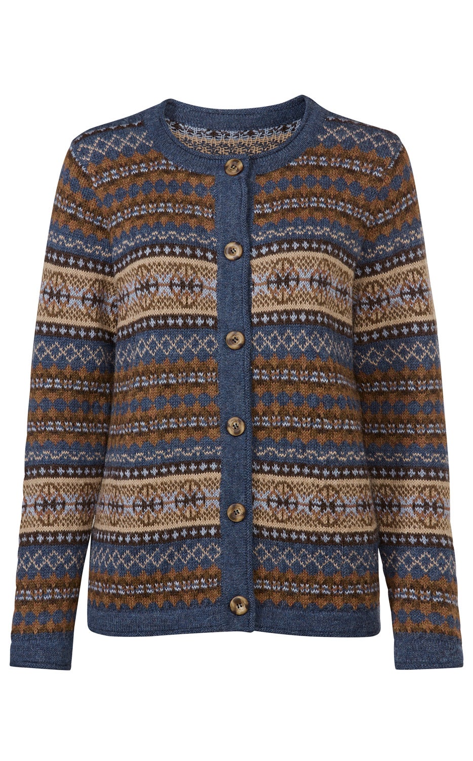 Alpaka-Strickjacke